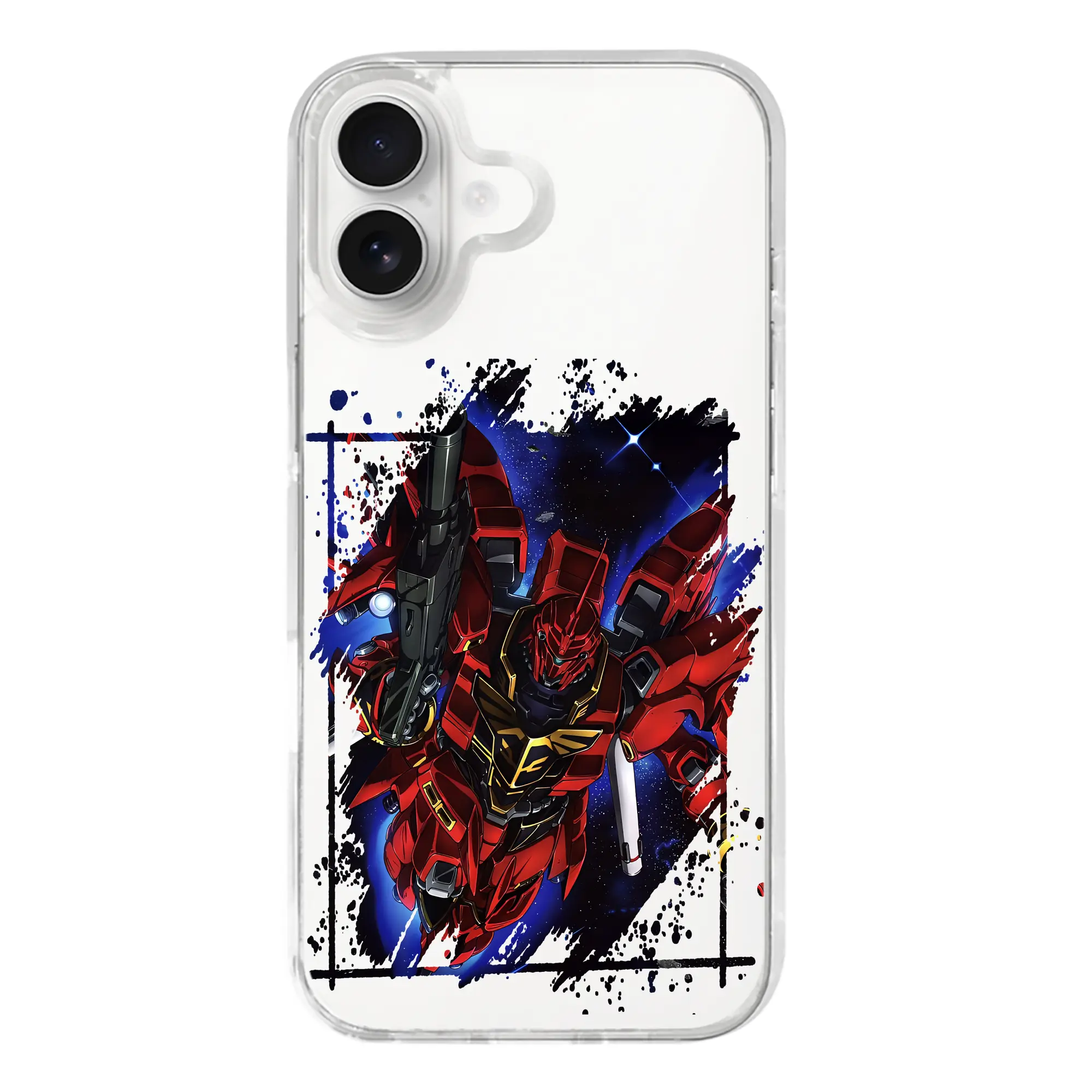 ガンダム グッズ,サザビー - iPhone 17シリーズ 透明スマホケース – 薄型・耐衝撃・精密フィット保護カバー